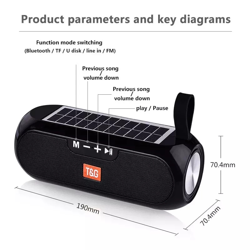 Solar Radio FM Outdoor Portabl - Home Cinema Audio System บทวิจารณ์และราคา