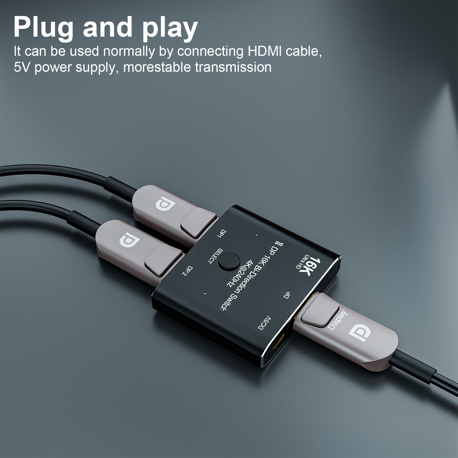 DisplayPort Switch 16K Splitte - Home Cinema Projector 4K บทวิจารณ์และราคา
