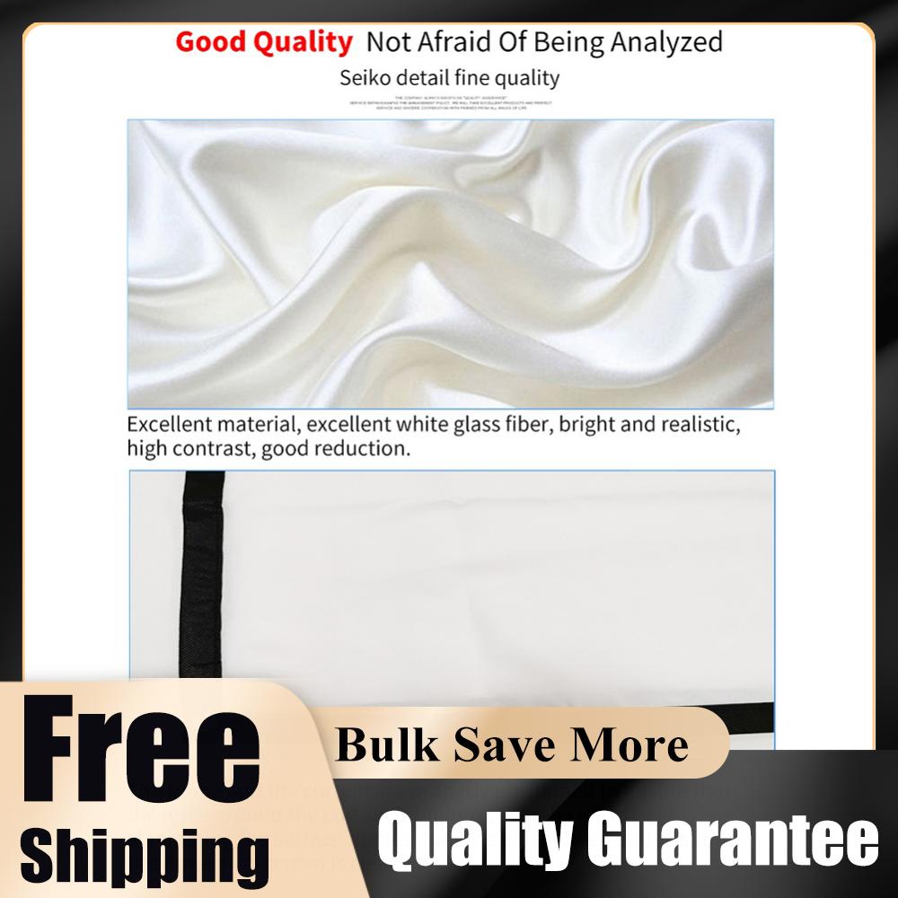 Home Office Projector Curtain  - Projector Screen 100 Inch บทวิจารณ์และราคา